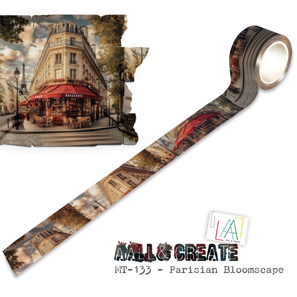 Aall and Create Layer-It-Up Washi Tape 25mm 10m Parisian Bloomscape (AALL-MT-133) Aall and Create Layer-It-Up Washi Tape 25mm 10m Parisian Bloomscape (AALL-MT-133)