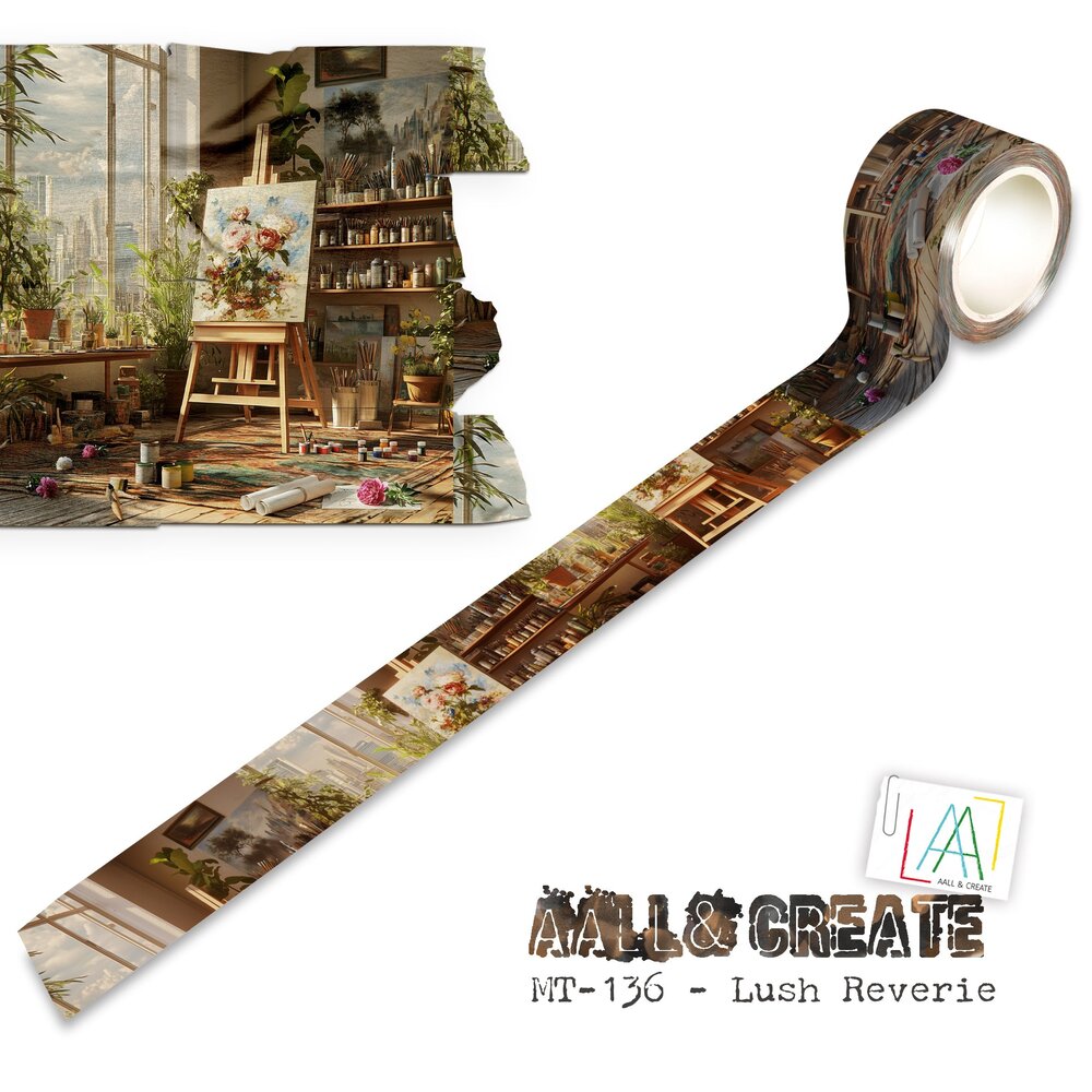 Aall and Create Layer-It-Up Washi Tape 25mm 10m Lush Reverie (AALL-MT-136) Aall and Create Layer-It-Up Washi Tape 25mm 10m Lush Reverie (AALL-MT-136)