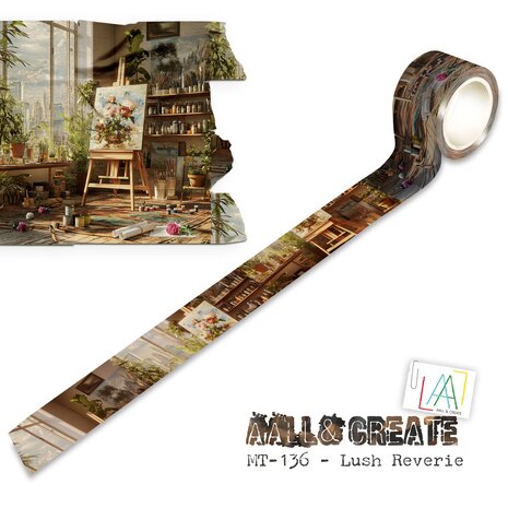 Aall and Create Layer-It-Up Washi Tape 25mm 10m Lush Reverie (AALL-MT-136) Aall and Create Layer-It-Up Washi Tape 25mm 10m Lush Reverie (AALL-MT-136)