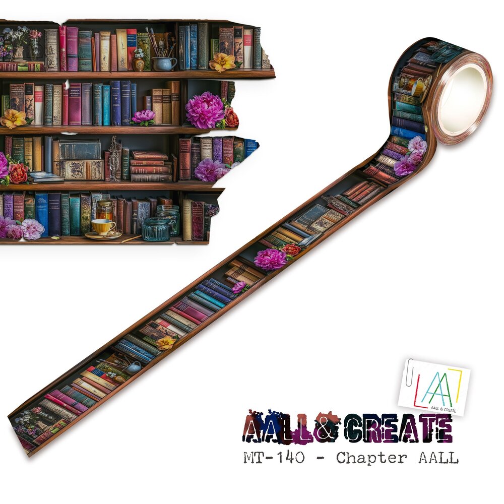 Aall and Create Layer-It-Up Washi Tape 25mm 10m Chapter AALL (AALL-MT-140) Aall and Create Layer-It-Up Washi Tape 25mm 10m Chapter AALL (AALL-MT-140)