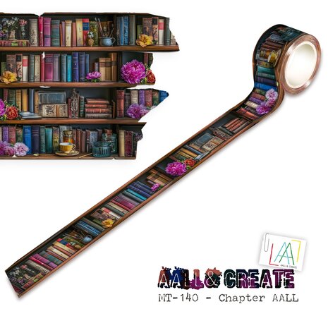 Aall and Create Layer-It-Up Washi Tape 25mm 10m Chapter AALL (AALL-MT-140) Aall and Create Layer-It-Up Washi Tape 25mm 10m Chapter AALL (AALL-MT-140)