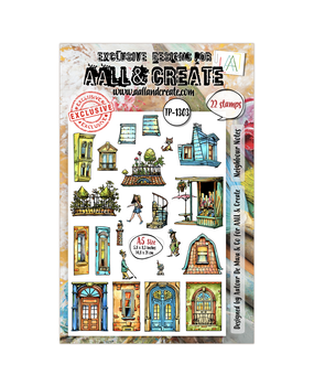 Aall and Create AALLtropolis Stamp Set A5 Neighbour Notes (AALL-TP-1303) Aall and Create AALLtropolis Stamp Set A5 Neighbour Notes (AALL-TP-1303)