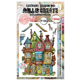 Aall and Create AALLtropolis Stamp Set A6 Miniature Mansions (AALL-TP-1306)