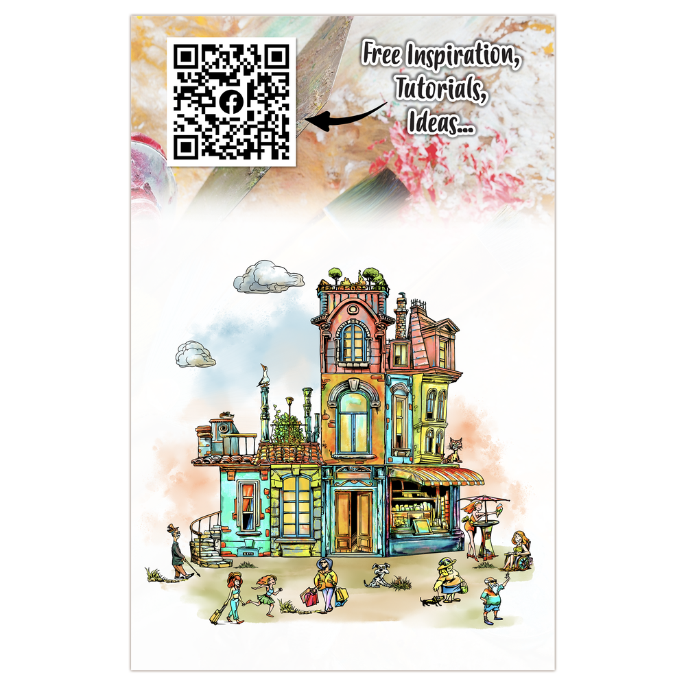 Aall and Create AALLtropolis Stamp Set A5 Roofline Friends (AALL-TP-1304) Aall and Create AALLtropolis Stamp Set A5 Roofline Friends (AALL-TP-1304)