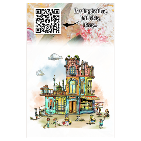 Aall and Create AALLtropolis Stamp Set A5 Roofline Friends (AALL-TP-1304) Aall and Create AALLtropolis Stamp Set A5 Roofline Friends (AALL-TP-1304)
