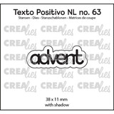 Crealies Texto Positivo Stansen Dutch Advent (POSNL63)
