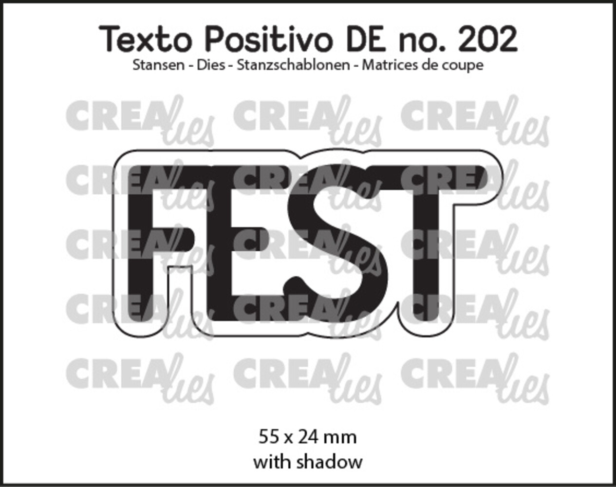 Crealies Texto Positivo Stansen German Fest (POSDE202)