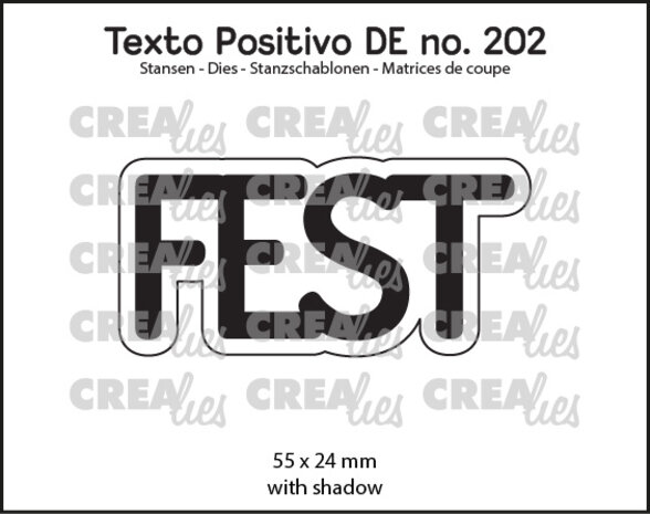 Crealies Texto Positivo Stansen German Fest (POSDE202)