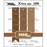 Crealies X-tra Dies Fishtail Tags Smooth (Xtra109)