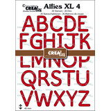 Crealies Alfies Stansen XL No. 4 Hoofdletters (CLALFXL04)