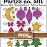 Crealies Partzz Stansen Mini Kerst (CLPartzz501)