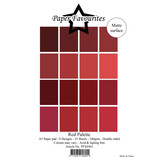 Paper Favourites Solid Colours Red Palette A5 Paper Pad (PFSS963)