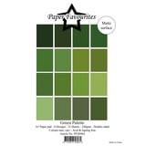 Paper Favourites Solid Colours Green Palette A5 Paper Pad (PFSS964)