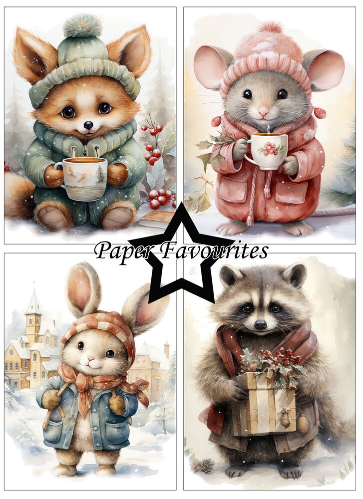 Paper Favourites Winter Cuteness A6 Paper Pad (PFA588)