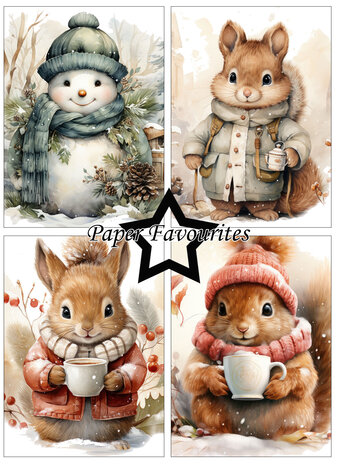 Paper Favourites Winter Cuteness A6 Paper Pad (PFA588)