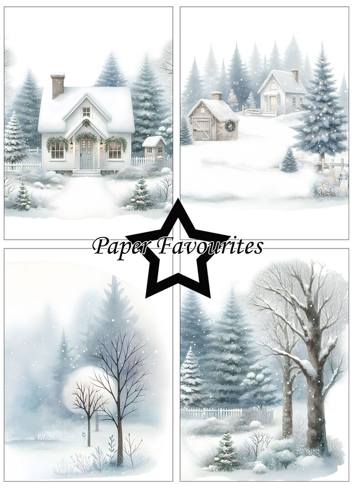Paper Favourites Snow Forest A6 Paper Pad (PFA587)