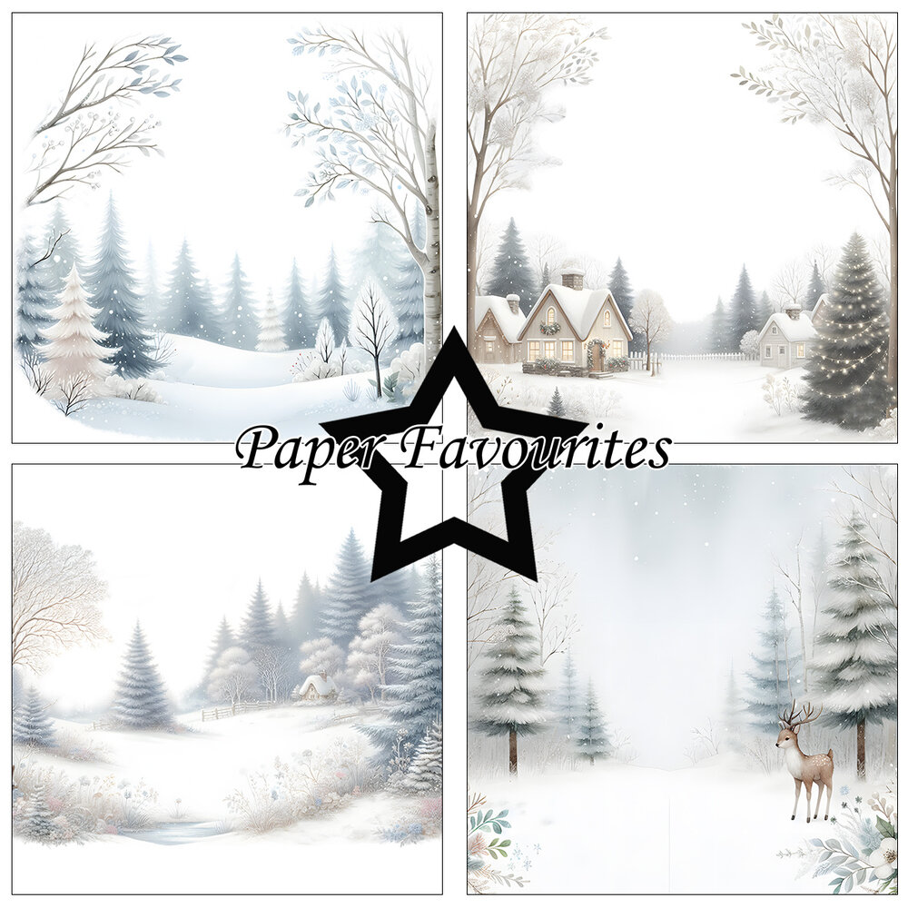 Paper Favourites Snow Forest 6x6 Inch Paper Pad (PF546)