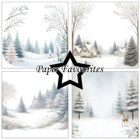 Paper Favourites Snow Forest 6x6 Inch Paper Pad (PF546)