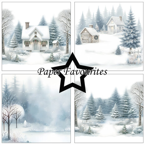 Paper Favourites Snow Forest 6x6 Inch Paper Pad (PF546)