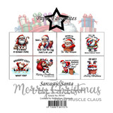 Paper Favourites Sarcastic Santa 6x6 Inch Paper Pad (PF545)