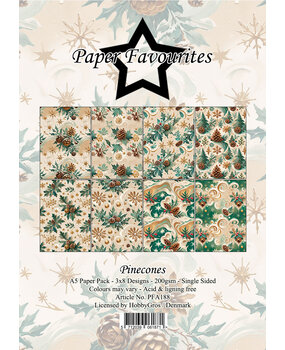 Paper Favourites Pinecones A5 Paper Pad (PFA188) Paper Favourites Pinecones A5 Paper Pad (PFA188)