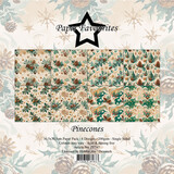 Paper Favourites Pinecones 12x12 Inch Paper Pad (PF747)