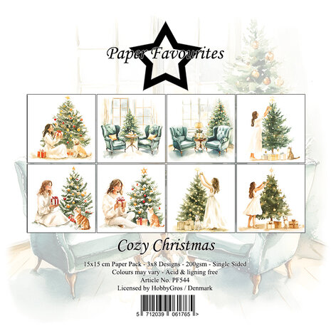 Paper Favourites Cozy Christmas 6x6 Inch Paper Pad (PF544)