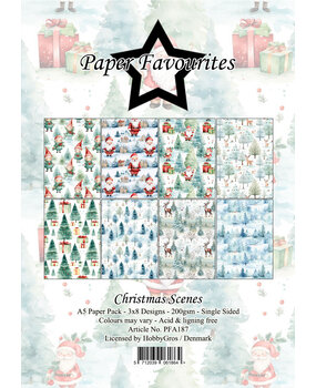 Paper Favourites Christmas Scenes A5 Paper Pad (PFA187) Paper Favourites Christmas Scenes A5 Paper Pad (PFA187)