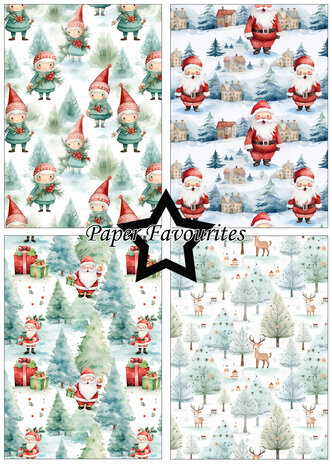 Paper Favourites Christmas Scenes A5 Paper Pad (PFA187)