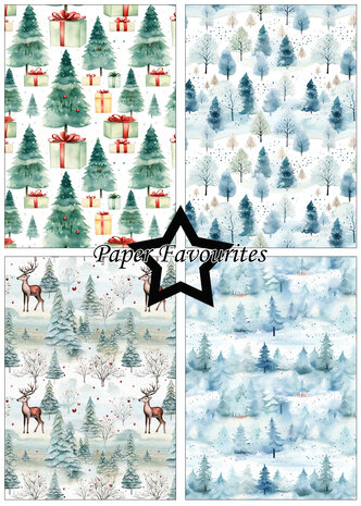 Paper Favourites Christmas Scenes A5 Paper Pad (PFA187)