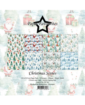 Paper Favourites Christmas Scenes 12x12 Inch Paper Pad (PF746)