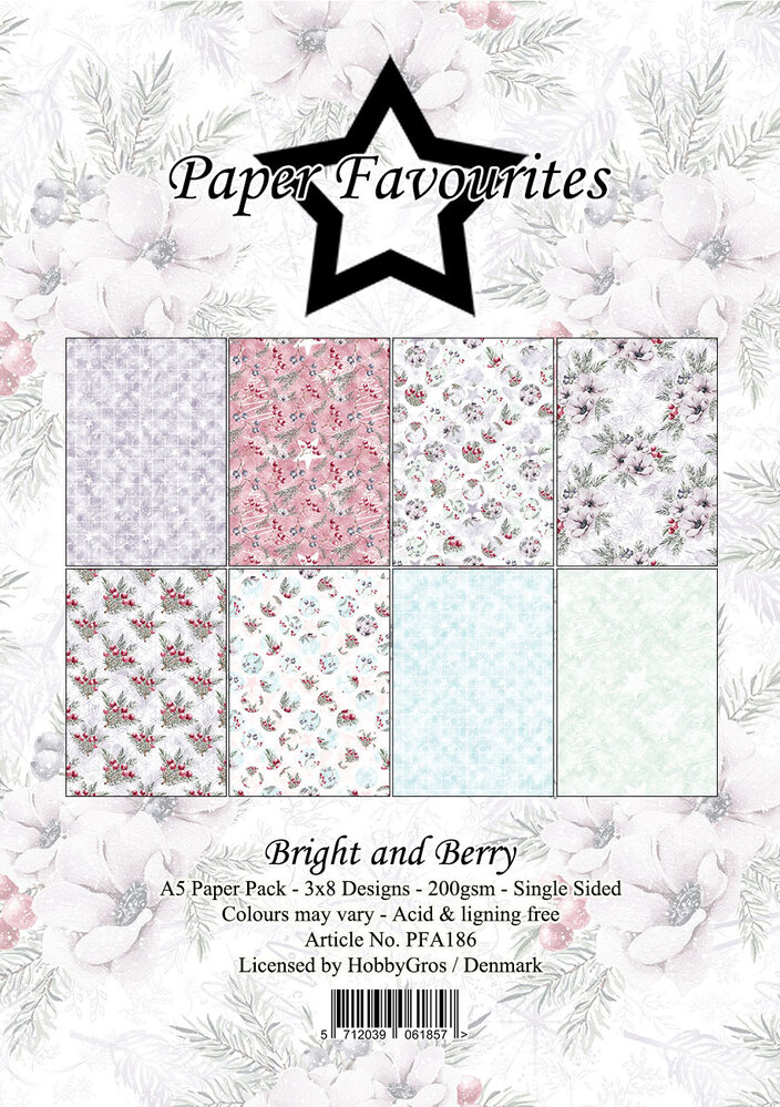 Paper Favourites Bright and Berry A5 Paper Pad (PFA186)