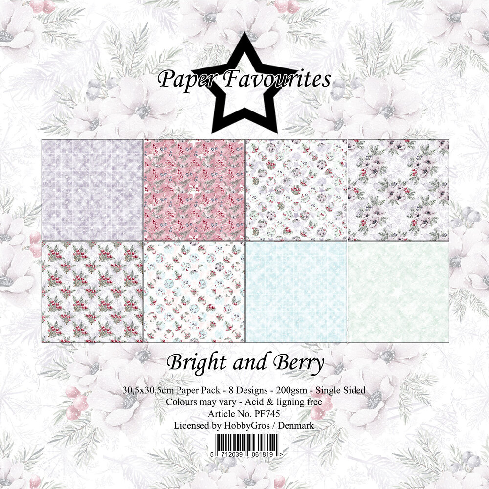 Paper Favourites Bright and Berry 12x12 Inch Paper Pad (PF745) Paper Favourites Bright and Berry 12x12 Inch Paper Pad (PF745)