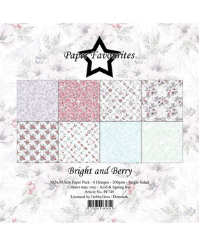 Paper Favourites Bright and Berry 12x12 Inch Paper Pad (PF745)