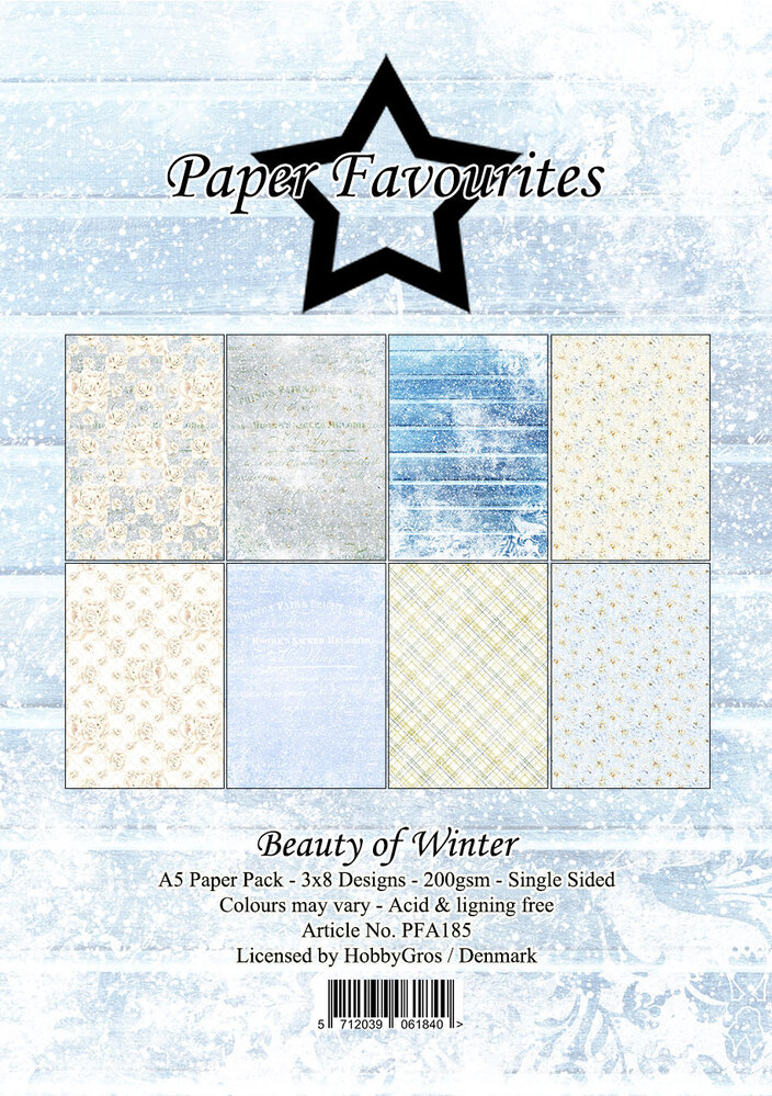 Paper Favourites Beauty of Winter A5 Paper Pad (PFA185)