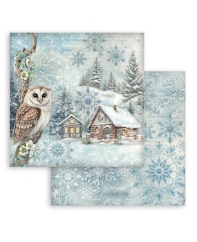 Stamperia The Owl's House 12x12 Inch Paper Sheet Cottage (10 pcs) (SBB1086) Stamperia The Owl's House 12x12 Inch Paper Sheet Cottage (10 pcs) (SBB1086)