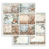 Stamperia The Owl's House 12x12 Inch Paper Sheet 6 Postcards (10 pcs) (SBB1090)
