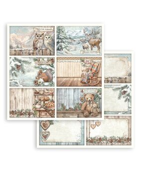 Stamperia The Owl's House 12x12 Inch Paper Sheet 6 Postcards (10 pcs) (SBB1090) Stamperia The Owl's House 12x12 Inch Paper Sheet 6 Postcards (10 pcs) (SBB1090)