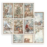 Stamperia The Owl's House 12x12 Inch Paper Sheet 6 Cards (10 pcs) (SBB1089)