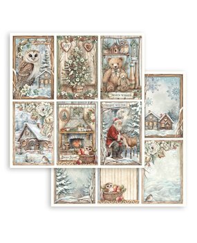 Stamperia The Owl's House 12x12 Inch Paper Sheet 6 Cards (10 pcs) (SBB1089) Stamperia The Owl's House 12x12 Inch Paper Sheet 6 Cards (10 pcs) (SBB1089)