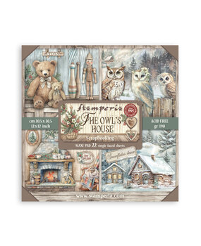 Stamperia The Owl's House 12x12 Inch Paper Pack Maxi (Single Face) (SBBXLB28) Stamperia The Owl's House 12x12 Inch Paper Pack Maxi (Single Face) (SBBXLB28)