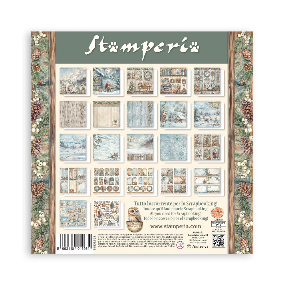 Stamperia The Owl's House 12x12 Inch Paper Pack Maxi (Single Face) (SBBXLB28) Stamperia The Owl's House 12x12 Inch Paper Pack Maxi (Single Face) (SBBXLB28)