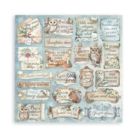 Stamperia The Owl's House 12x12 Inch Paper Pack (SBBL174) Stamperia The Owl's House 12x12 Inch Paper Pack (SBBL174)