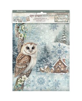 Stamperia The Owl's House A4 Rice Paper Selection (6pcs) (DFSA4XOH)