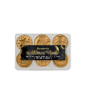 Stamperia The Owl's House Wax and Seals (6 seals) (WAXSL10) Stamperia The Owl's House Wax and Seals (6 seals) (WAXSL10)