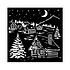The Owl's House Thick Stencil 18x18cm Cottage (KSTDQ126) The Owl's House Thick Stencil 18x18cm Cottage (KSTDQ126)