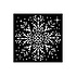 The Owl's House Thick Stencil 12x12cm Snowflake (KSTDS52) The Owl's House Thick Stencil 12x12cm Snowflake (KSTDS52)