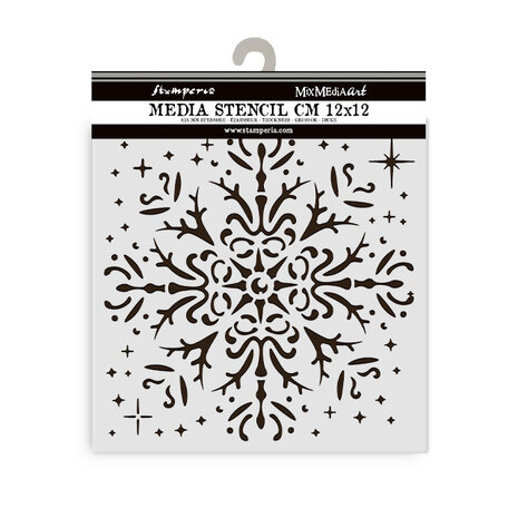 Stamperia The Owl's House Thick Stencil 12x12cm Snowflake (KSTDS52) Stamperia The Owl's House Thick Stencil 12x12cm Snowflake (KSTDS52)