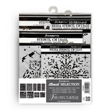 Stamperia The Owl's House Stencil Assortment (9pcs) (KSTDX05)