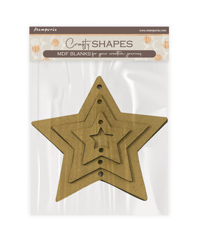 Stamperia The Owl's House MDF Crafty Shapes Blanks Stars (6pcs) (KLSM62) Stamperia The Owl's House MDF Crafty Shapes Blanks Stars (6pcs) (KLSM62)